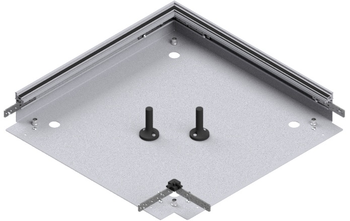 Produktbild UBK 500 801.25 -  Winkel-Verbinder zu Unterflur-Bodenkanal UBK 500, 500x80mm